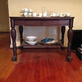 Victorian Walnut library table