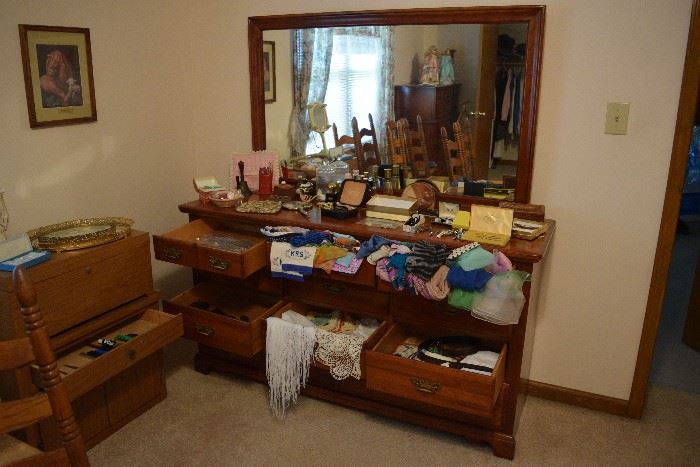Scarves, mirrored trays, antique glasses, retro shavers, pocket knives and so much more.