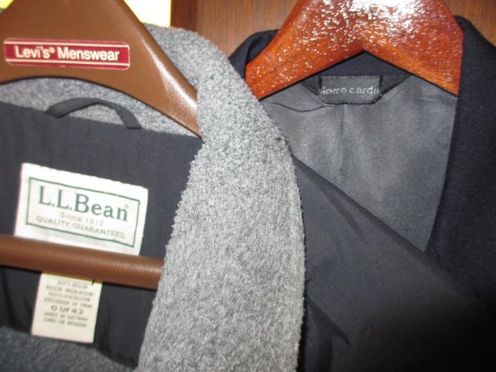 L. L. Bean jacket, Pierre Cardin