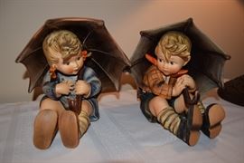 Large Hummels- Umbrella Boy and Girl.