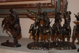 Franklin Mint - Frederick Remington figurines