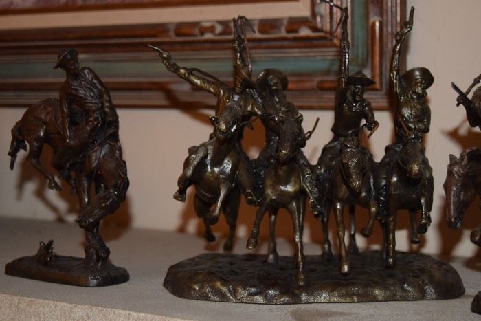 Franklin Mint - Frederick Remington figurines