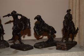 Franklin Mint - Frederick Remington figurines