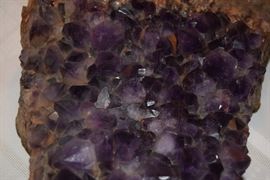 Close up of Amethyst Rock