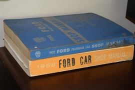 1959 Ford Car Shop Manual and 1952 Ford Passenger Car Shop Manual
