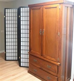 armoire, folding screen