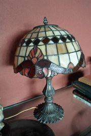 another stained glass lamp