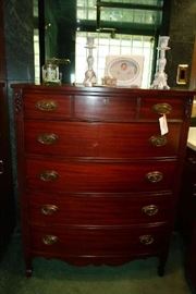 vintage mahogany Dixie furniture chest
