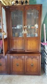 Beautiful Henredon cabinets with lots of storage space!