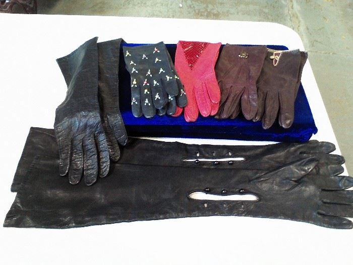 Fall has arrived and cooler weather is on the way. Stay warm with a collection of leather gloves, including Aigner (top, second from right).