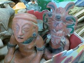 This lot of African influenced pieces will certainly find a home this sale. If you would like this tribe in your home, be here in person to bid at our Discovery Sale.