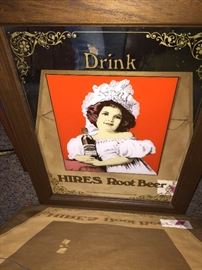HIRES ROOT BEER MIRROR SIGN