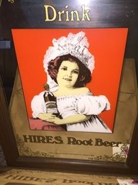 HIRES ROOT BEER MIRROR SIGN