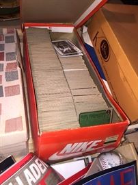 BASEBALL CARDS-BOXES AND ALBUM