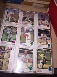 BASEBALL CARDS-BOXES AND ALBUM