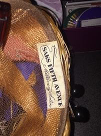 VERY UNIQUE SAKS FIFTH AVE HAIR PIECE / HAT