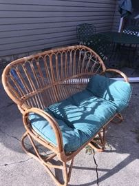 WICKER LOVE-SEAT