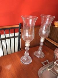 ANTIQUE CANDLE HOLDERS
