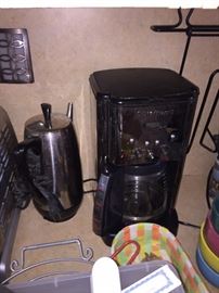COFFEE MAKER AND ELECTRIC TEAPOT