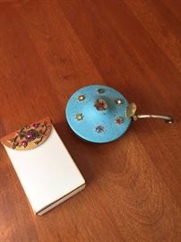 VICTORIAN CIGARETTE CASE AND ASHTRAY