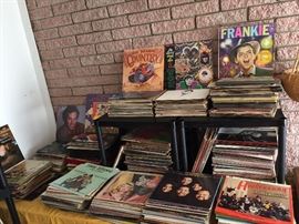 TONS OF VINYL RECORDS