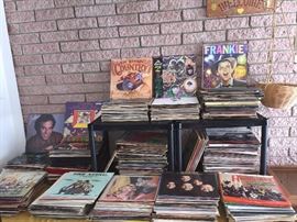 TONS OF VINYL RECORDS