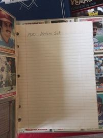 1970S AND 1980S BASEBALL CARDS