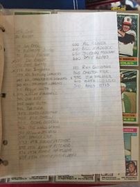 1970S AND 1980S BASEBALL CARDS