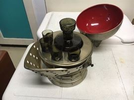 KNIGHT HELMET DECANTER SET