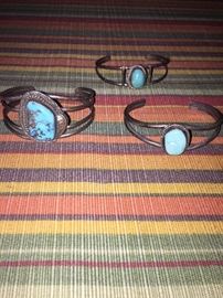 OLD PAWN TURQUOISE NAVAJO JEWELRY