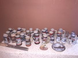 BUDWEISER BEER STEIN COLLECTION
