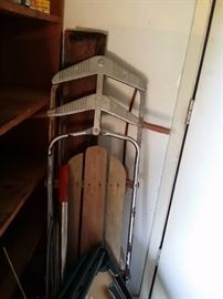 snow sled, ready for the winter