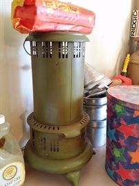 propane heater, additional propane tanks (commercial size)