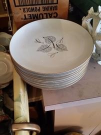 dinner plates and full set of dishes early 1950's