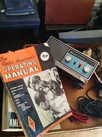 CD radio with manuals