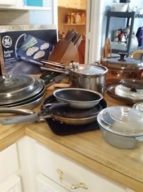 pots and pans, skillets and more kitchen utensils
