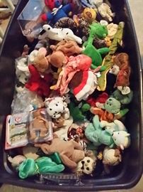 beanie babies... 100's