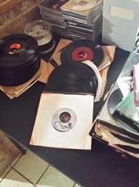 45's, and CD's 