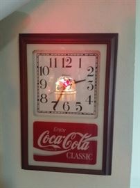 Coca Cola Classic wall clock