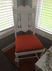 White Vintage Chair $ 40.00