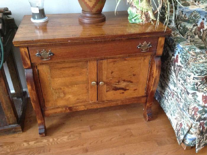 Antique 1 Drawer Cabinet $ 160.00