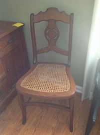 Cane Seat Chair $ 40.00