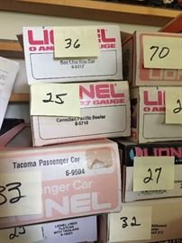 Hundreds of Train cars and locomotives in original boxes 