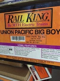 Entire sets of unique trains in original boxes
