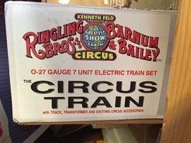 Theme sets, multiple circus sets and product car sets