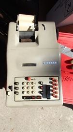 Antique adding machine