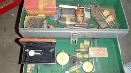 Antique Micrometer set and tools