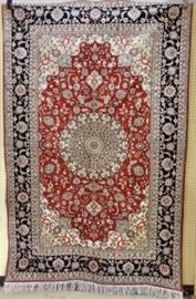 5 x 8 Super Silk rug