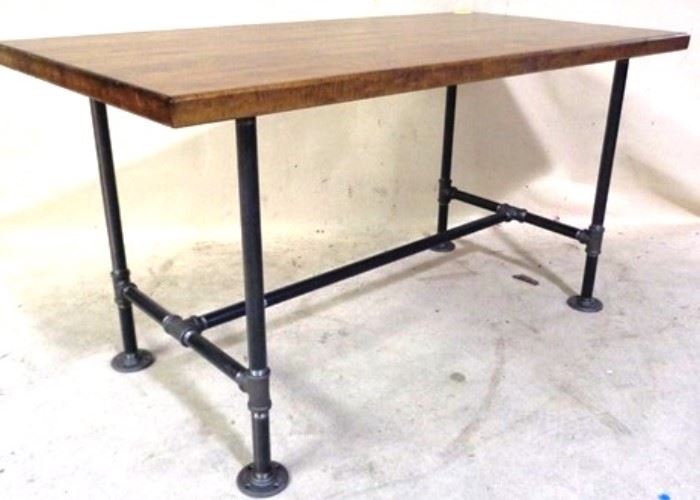 Industrial pipe table/island
