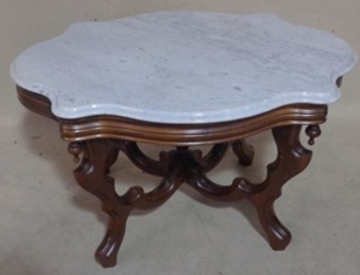 Marble top turtle style table